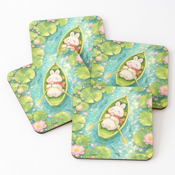 Item preview, Peaceful Bunny Lotus Boat designed and sold by Pure Craft.