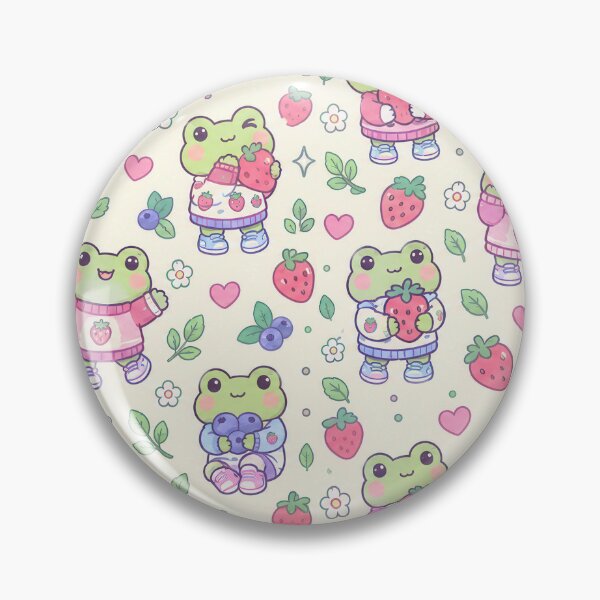 Item preview, Kawaii Frog Berry Sweater Pattern designed and sold by Soft Berry Studio.