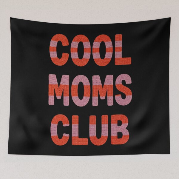 Item preview, COOL MOMS CLUB Shirt / COOL MUMS CLUB / COOL MOM / Pink and Orange aesthetic / Mom Squad / Mothers Day Gift / Cool Mama Club / sweatshirt Gifts designed and sold by TeenLake.