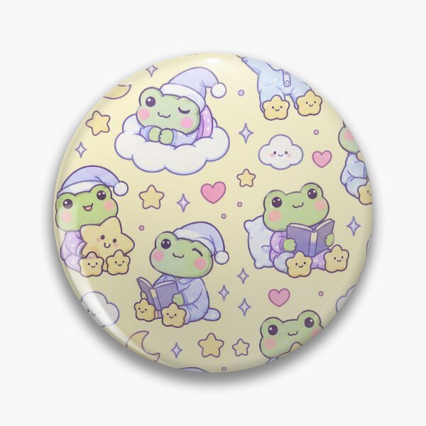 Item preview, Kawaii Frog Star Slippers Pattern designed and sold by Soft Berry Studio.