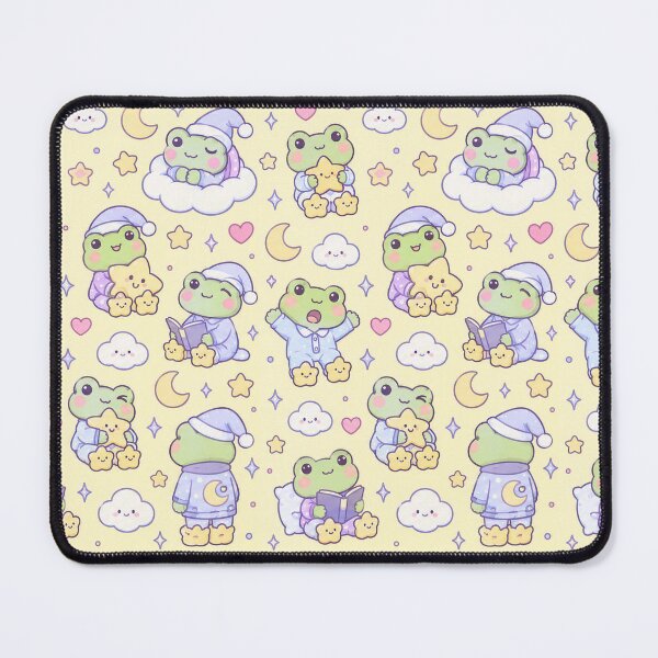 Item preview, Kawaii Frog Star Slippers Pattern designed and sold by Soft Berry Studio.