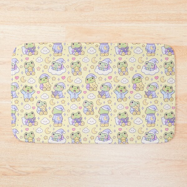 Item preview, Kawaii Frog Star Slippers Pattern designed and sold by Soft Berry Studio.
