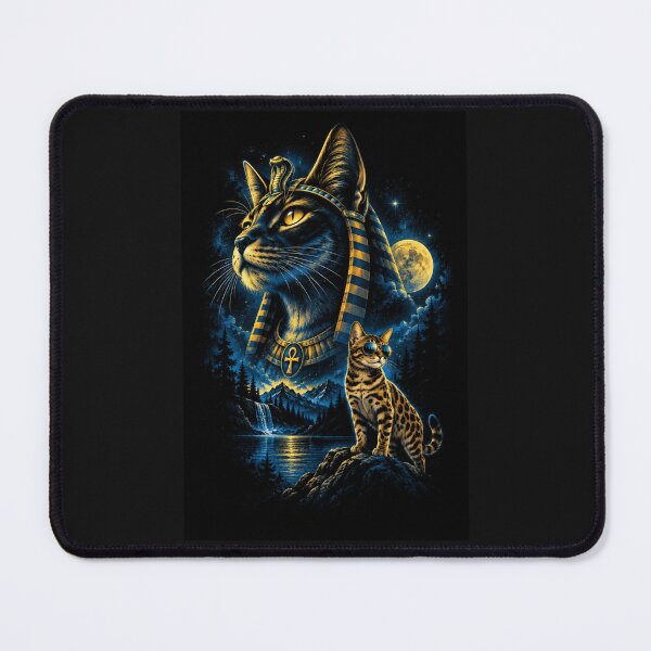 Item preview, Egyptian Cat Bengal Cat Aviator Sunglasses Retro 80s Fantasy designed and sold by HOUSE OF TIST.