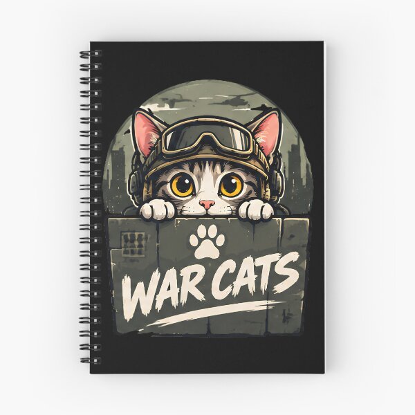 Item preview, War Cats - Cute Military Kitten Hiding Behind Ammo Crate Kawaii Soldier designed and sold by Retro Whiskers.