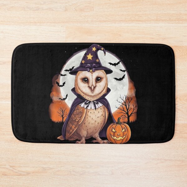 Item preview, Cute Halloween Owl Witch – Spooky Pumpkin Moon designed and sold by Anime  ⭐⭐⭐⭐⭐.