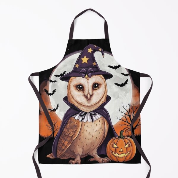 Item preview, Cute Halloween Owl Witch – Spooky Pumpkin Moon designed and sold by Anime  ⭐⭐⭐⭐⭐.