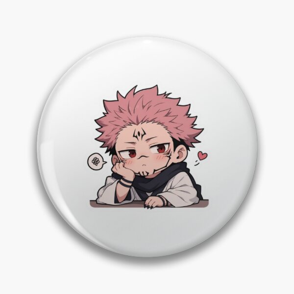 Item preview, Chibi Sukuna Bored Cute Anime Sticker designed and sold by frantuliuss.