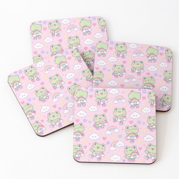 Item preview, Kawaii Frog Rainbow Bag Pattern designed and sold by Soft Berry Studio.