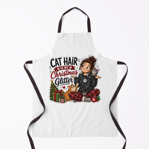 Item preview, Cat Hair Is My Christmas Glitter – Funny Cat Mom Christmas designed and sold by SVALANART.