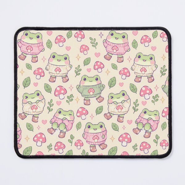 Item preview, Kawaii Frog Mushroom Sweater Pattern designed and sold by Soft Berry Studio.