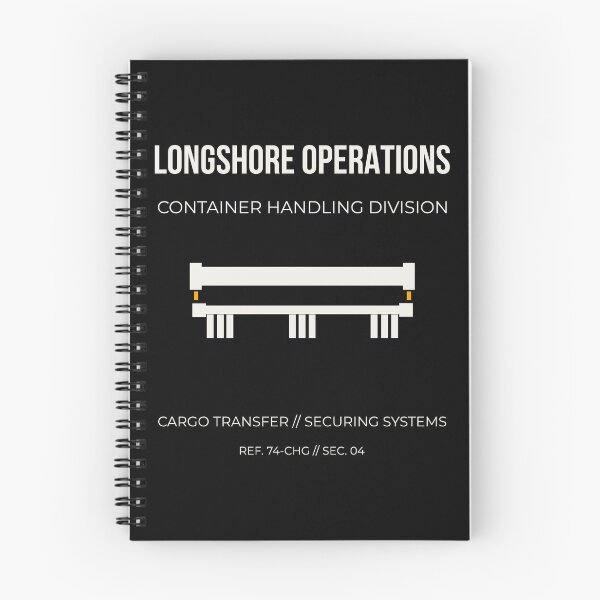 Item preview, Longshore Operations Container Handling Division Industrial Graphic designed and sold by incognipress.