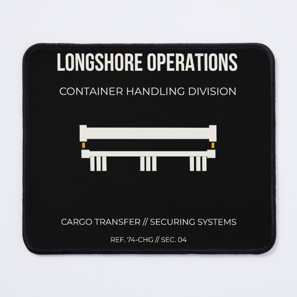 Item preview, Longshore Operations Container Handling Division Industrial Graphic designed and sold by incognipress.