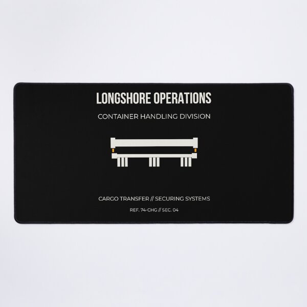Item preview, Longshore Operations Container Handling Division Industrial Graphic designed and sold by incognipress.