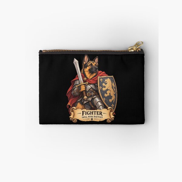 Item preview, Dog D&D Fighter - German Shepherd Fantasy Knight designed and sold by StudioSand.
