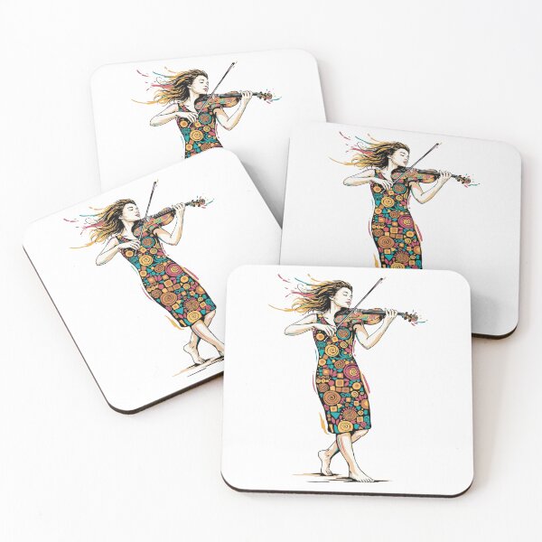 Item preview, Violinist. Cellist. Retro style. designed and sold by MagelliShop.