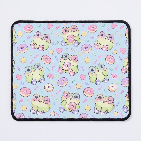 Item preview, Kawaii Frog Donut Glasses Pattern designed and sold by Soft Berry Studio.
