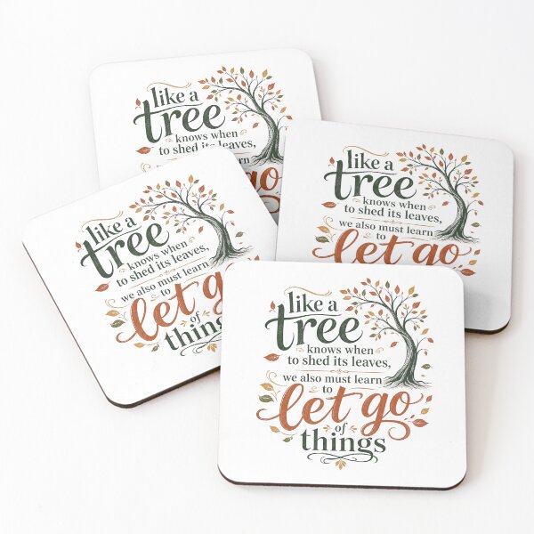 Item preview, Let Go & Grow – Like a Tree Knows When to Shed Its Leaves designed and sold by Caj77.