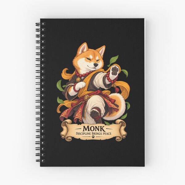 Item preview, Dog D&D Monk – Shiba Inu Fantasy Martial Artist designed and sold by StudioSand.