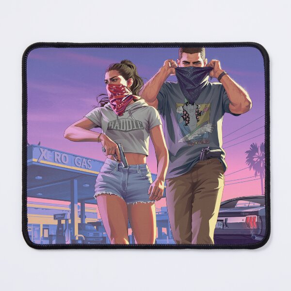 Item preview, Grand Therft Auto VI GTA 6 Vice City Lucia Caminos and Jason Duval designed and sold by sunriseagony.