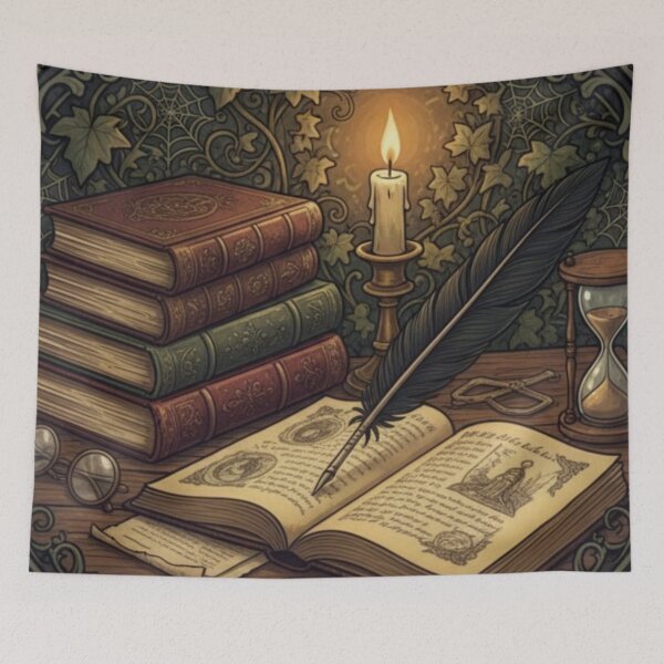 Item preview, Dark Academia study designed and sold by AnonimusDesigns.