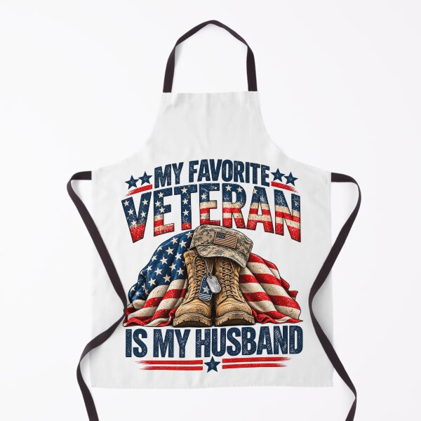 Item preview, My Favorite Veteran Is My Husband Proud Military Wife Patriotic Veteran Family designed and sold by 76Valeria.
