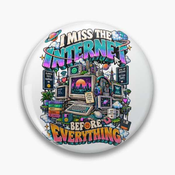 Item preview, I Miss the Internet Before Everything – Retro Y2K Nostalgia designed and sold by NarpLTD.