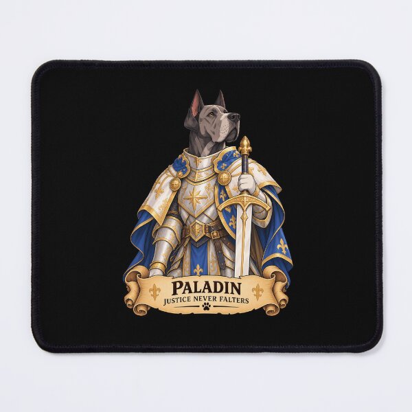 Item preview, Dog D&D Paladin – Great Dane Fantasy Knight designed and sold by StudioSand.