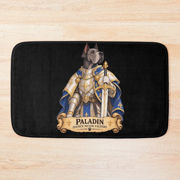 Item preview, Dog D&D Paladin – Great Dane Fantasy Knight designed and sold by StudioSand.