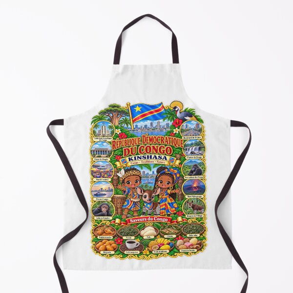 Item preview, Democratic Republic of Congo Kinshasa – Kawaii, Nature, Traditions and Flavors of Congo Trip designed and sold by Cifi64.
