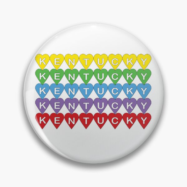Item preview, Kentucky Heart Kentucky Pride Colorful State Gift designed and sold by ValeriesGallery.
