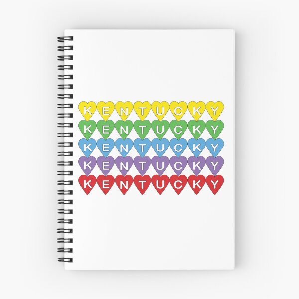 Item preview, Kentucky Heart Kentucky Pride Colorful State Gift designed and sold by ValeriesGallery.