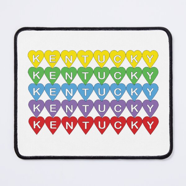 Item preview, Kentucky Heart Kentucky Pride Colorful State Gift designed and sold by ValeriesGallery.
