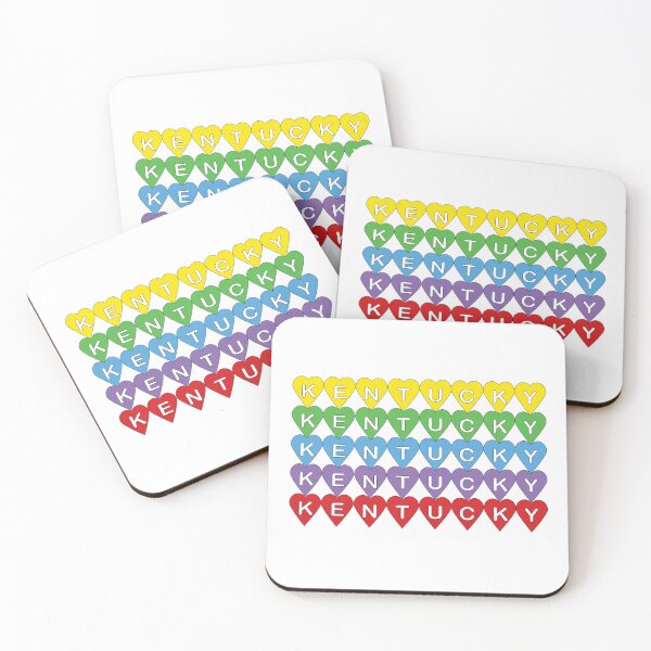 Item preview, Kentucky Heart Kentucky Pride Colorful State Gift designed and sold by ValeriesGallery.