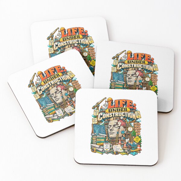 Item preview, Life Under Construction – Funny Self Improvement & Personal Growth designed and sold by NarpLTD.