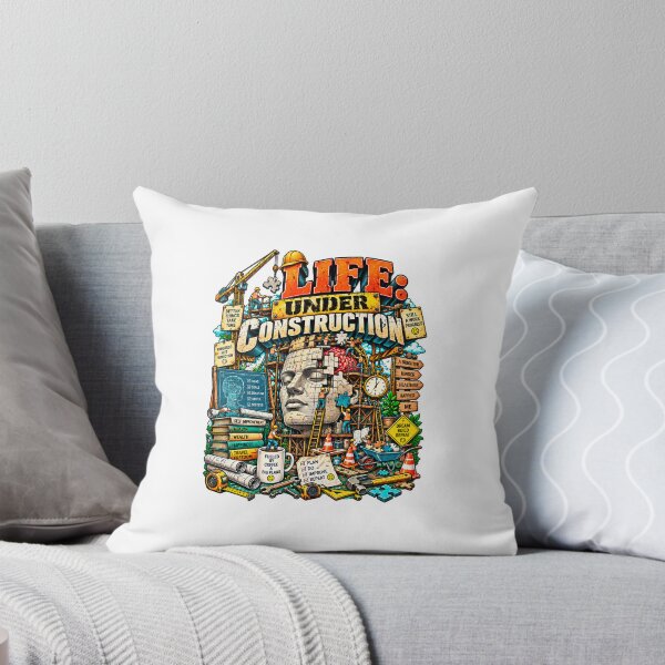 Item preview, Life Under Construction – Funny Self Improvement & Personal Growth designed and sold by NarpLTD.