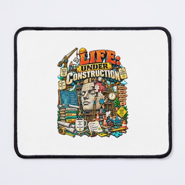 Item preview, Life Under Construction – Funny Self Improvement & Personal Growth designed and sold by NarpLTD.
