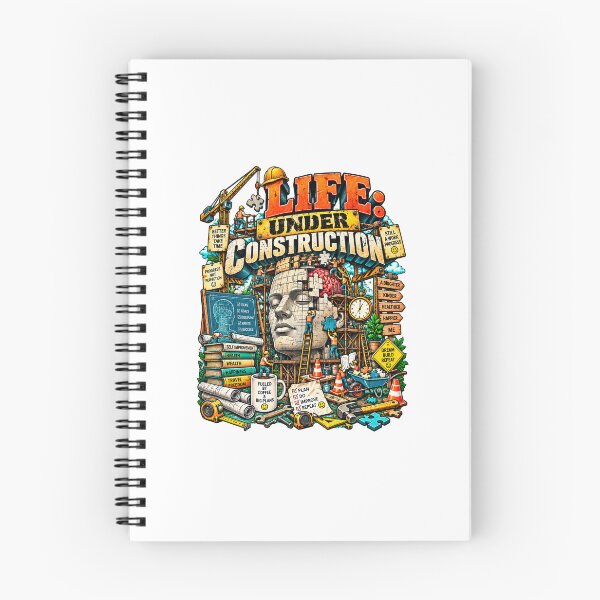 Item preview, Life Under Construction – Funny Self Improvement & Personal Growth designed and sold by NarpLTD.