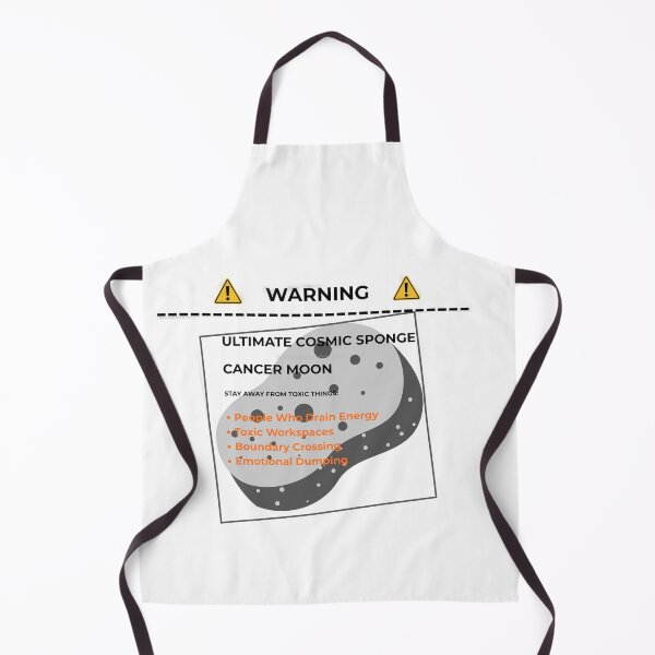 Item preview, Warning Cosmic Sponge Cancer Moon Stay Away From Toxic Things designed and sold by 5thhouseNMVVS48.