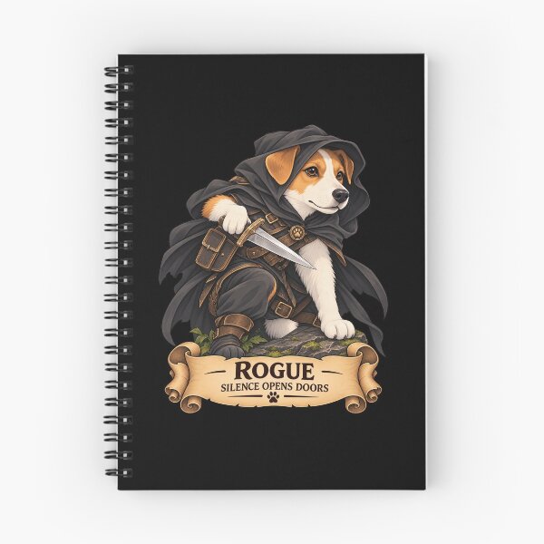 Item preview, Dog D&D Rogue – Jack Russell Terrier Fantasy Thief designed and sold by StudioSand.