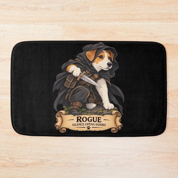 Item preview, Dog D&D Rogue – Jack Russell Terrier Fantasy Thief designed and sold by StudioSand.