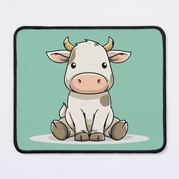 Item preview, Baby Cow Illustration designed and sold by AmbientArtCo.