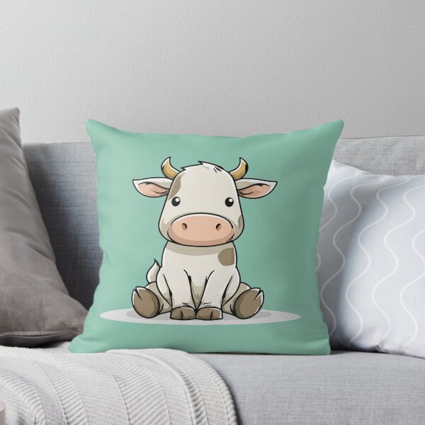 Item preview, Baby Cow Illustration designed and sold by AmbientArtCo.