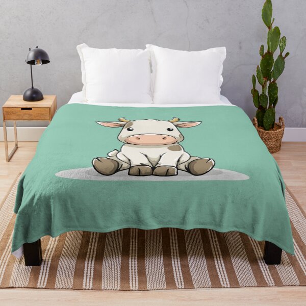 Item preview, Baby Cow Illustration designed and sold by AmbientArtCo.