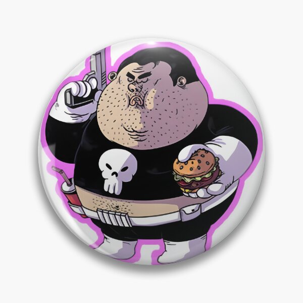 Item preview, Bold Fat Punisher Illustration with Strong Character Design designed and sold by inasalghrouz.