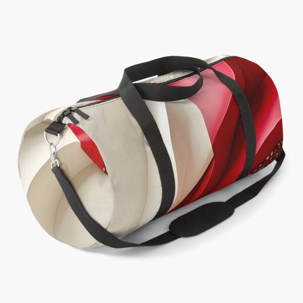 Item preview, Ruby Red and Ivory Porcelain Waves designed and sold by Vicky Brago-Mitchell®.