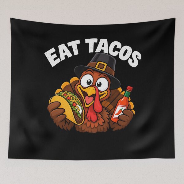 Item preview, Funny Thanksgiving Turkey Eat Tacos Mexican Food Lover designed and sold by clothesy7.