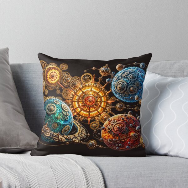 Item preview, Planet With Gears And Sun designed and sold by Vasator1585.