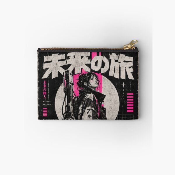Item preview, Future Traveler Retro Japanese Poster Cyberpunk Anime Girl Art designed and sold by @SHINTOSARTSTORE.