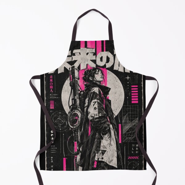 Item preview, Future Traveler Retro Japanese Poster Cyberpunk Anime Girl Art designed and sold by @SHINTOSARTSTORE.