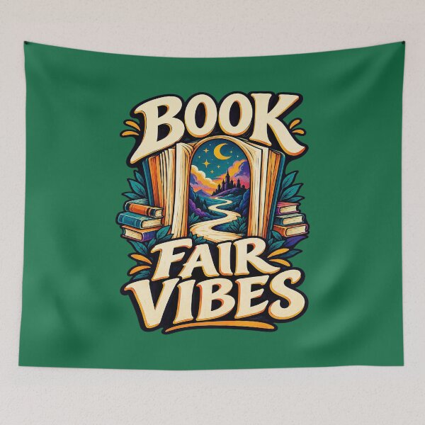 Item preview, Book Fair Vibes – Magical Fantasy Reading Adventure. designed and sold by Endless7Art.